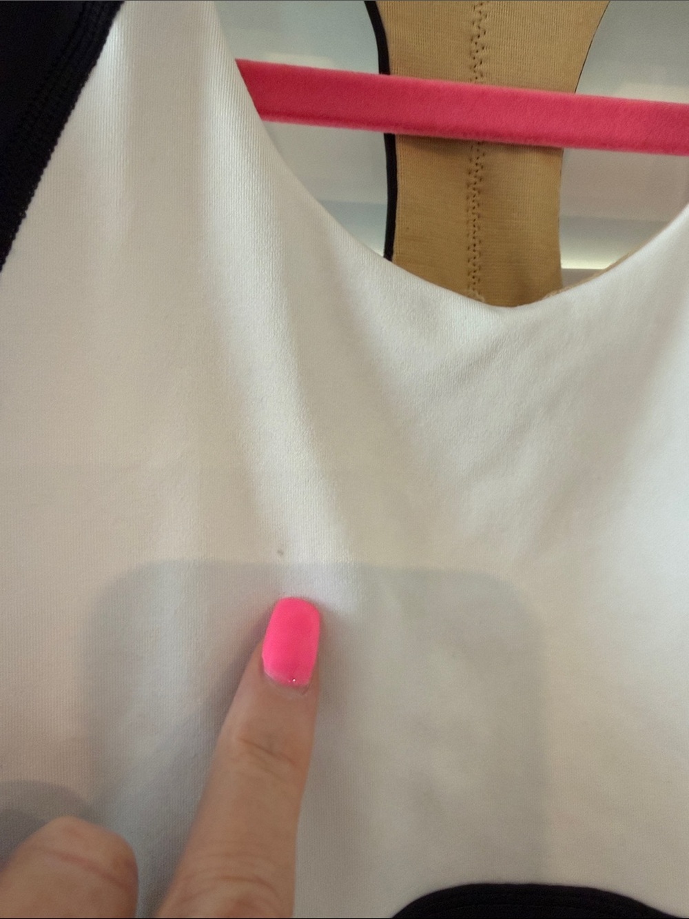 lululemon athletica Black, White & Tan Racerback Tank - Picture 7 of 7
